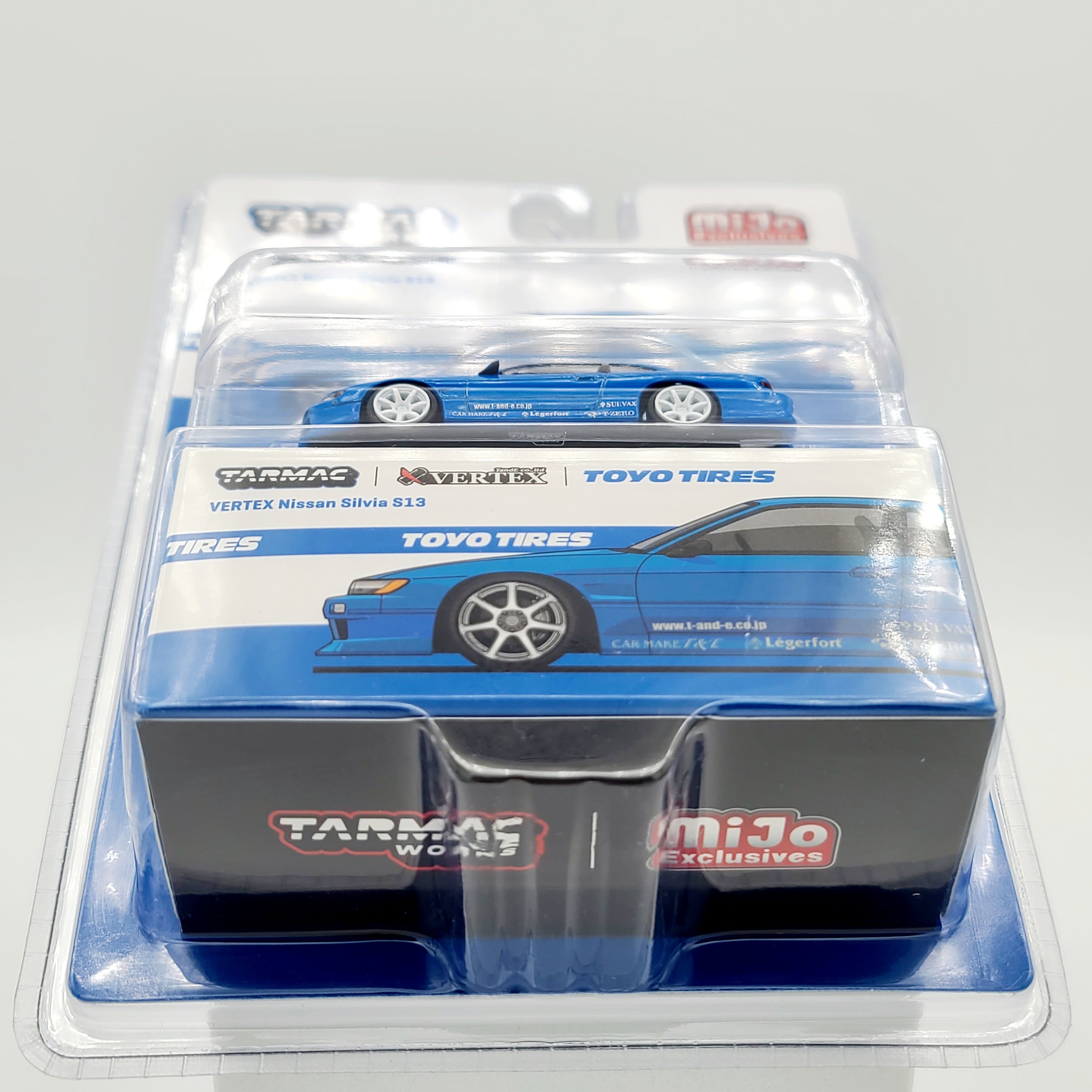Tarmac Works Vertex Nissan Silvia S13 - 1:64 scale, Toyo Tires (2024 Global64 - MiJo Exclusives)